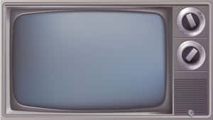 Vintage Television Set Wallpaper