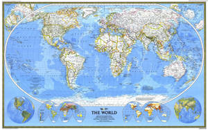 Vintage World Map Wallpaper Wallpaper