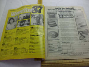 Vintage Wrestling Magazine Spread1987 Wallpaper