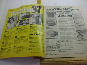 Vintage Wrestling Magazine Spread1987 Wallpaper
