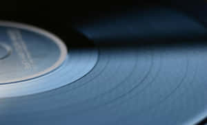 Vinyl Record Closeup Texture Wallpaper