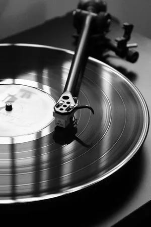 Vinyl Record Playerin Action Wallpaper