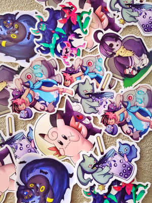 Vinyl Stickers Of Pokemon Aesthetic Wallpaper