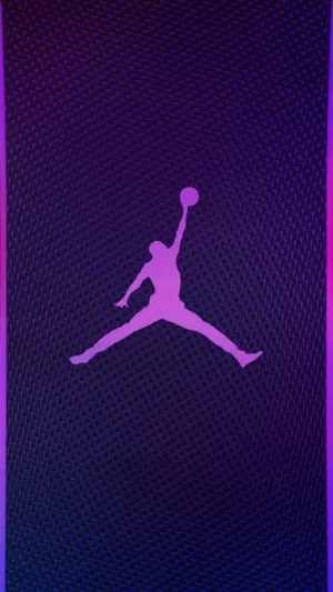 Violet Air Jordan Logo Wallpaper