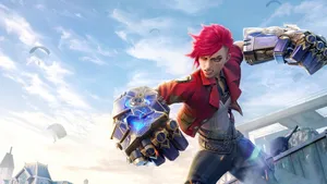 Violet Arcane Gloves Wallpaper