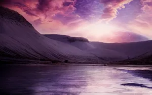 Violet Beautiful Sky Wallpaper