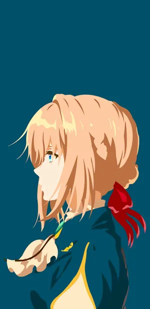 Violet Evergarden Minimal Anime Wallpaper
