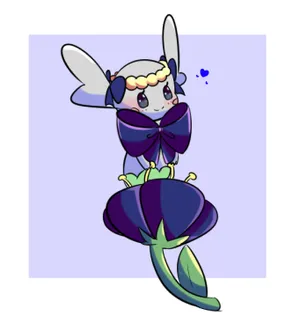 Violet Flabébé Wallpaper