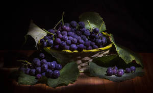 Violet Grape Photography Wallpaper