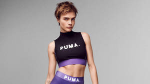 Violet Puma By Cara Wallpaper