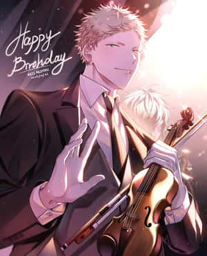 Violinist Birthday Celebration Wallpaper