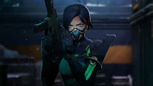 Viper Valorant Agent Readyfor Action Wallpaper