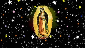 Virgende Guadalupe Celestial Backdrop.jpg Wallpaper