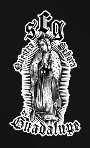 Virgende Guadalupe Graphic Art Wallpaper