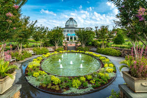 Virginia Lewis Ginter Botanical Garden Wallpaper