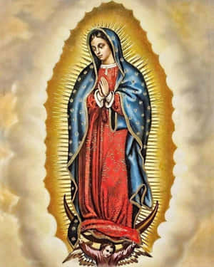 Virginof Guadalupe Iconic Image Wallpaper