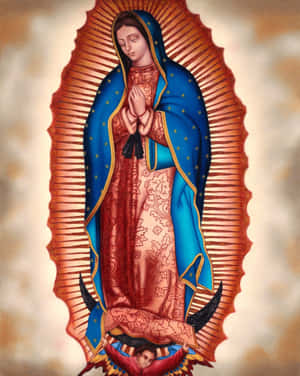 Virginof Guadalupe Iconography Wallpaper