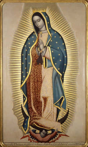 Virginof Guadalupe Iconography Wallpaper