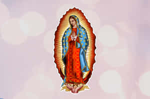 Virginof Guadalupe Illustration Wallpaper