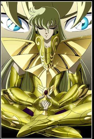 Virgo_ Shaka_ Saint_ Seiya_ Anime_ Character Wallpaper