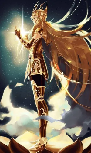 Virgo_ Shaka_ Saint_ Seiya_ Armor Wallpaper