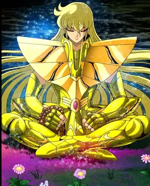 Virgo_ Shaka_ Saint_ Seiya_ Armor Wallpaper