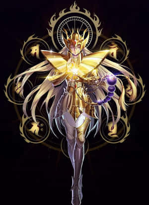 Virgo_ Shaka_ Saint_ Seiya_ Artwork Wallpaper