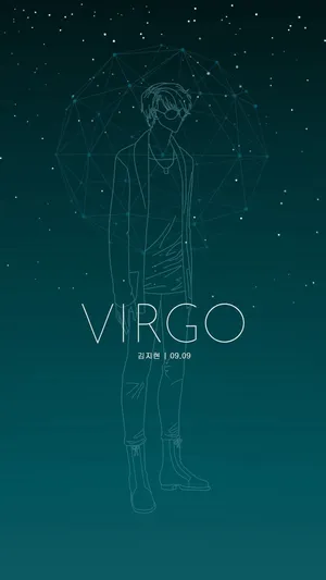 Virgo Zodiac Man Constellation Wallpaper