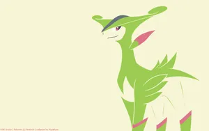 Virizion In A Majestic Pose Wallpaper