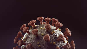 Virulent Virus In Red Wallpaper