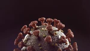 Virulent Virus In Red Wallpaper