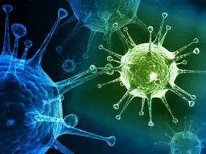 Virus Particles Illustration Wallpaper