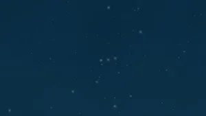 Visible Stars In Blue Sky Wallpaper