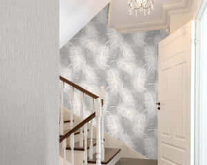 Visitors Flock To Observe A Captivating Display Of Modern Art. Wallpaper