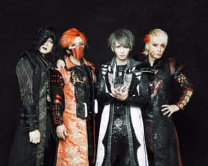 Visual Kei Band Performing On Stage Wallpaper