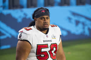 Vita Vea Buccaneers Linebacker Wallpaper