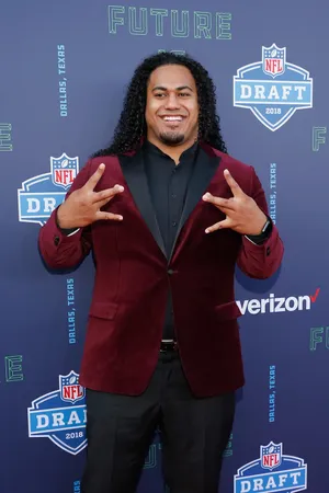 Vita Vea N F L Draft2018 Red Carpet Wallpaper