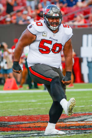 Vita Vea Tampa Bay Buccaneers Celebration Wallpaper