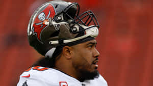 Vita Vea Tampa Bay Buccaneers Helmet Wallpaper