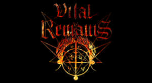 Vital Remains Rock Band Logo Wallpaper