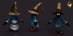 Vivi Ornitier: The Enigmatic Black Mage Wallpaper