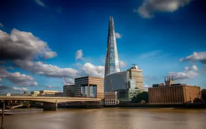 Vivid London Skyline And The Shard Wallpaper