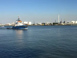 Vlaardingen Port Industrial Skyline Wallpaper