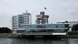 Vlaardingen Riverside Architecture Wallpaper