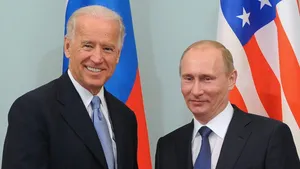 Vladimir Putin With Joe Biden Wallpaper