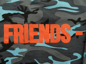 Vlone Friends On Camo Wallpaper