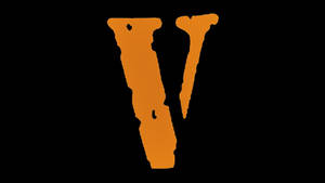 Vlone Orange V Wallpaper