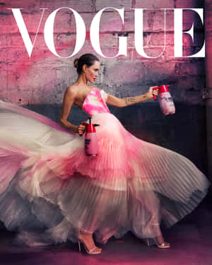 Vogue Aesthetic Fashion Artistry Wallpaper