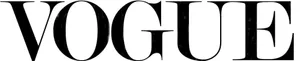 Vogue Magazine Logo Blackand White Wallpaper