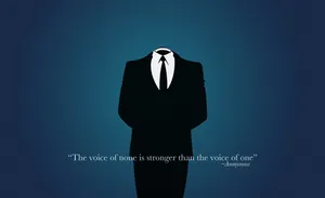Voice Of None Invisible Man Art Quote Wallpaper